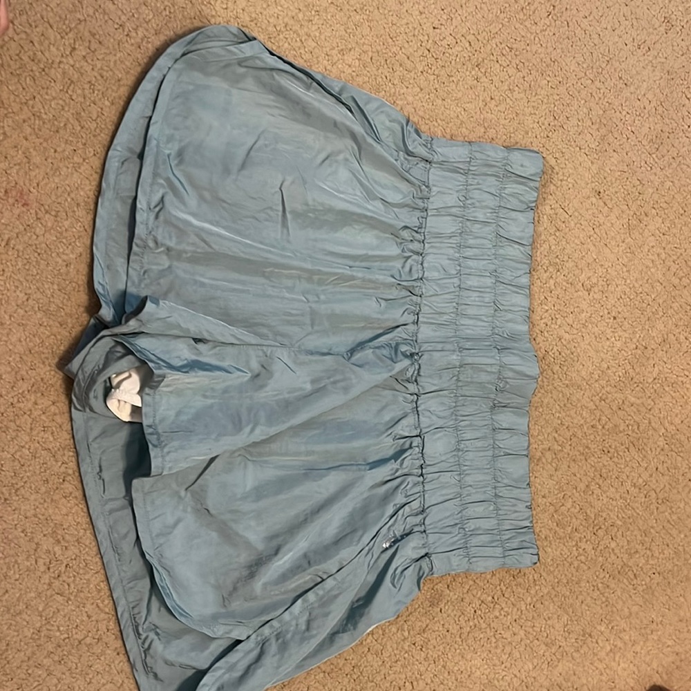 Teal free people movement shorts
